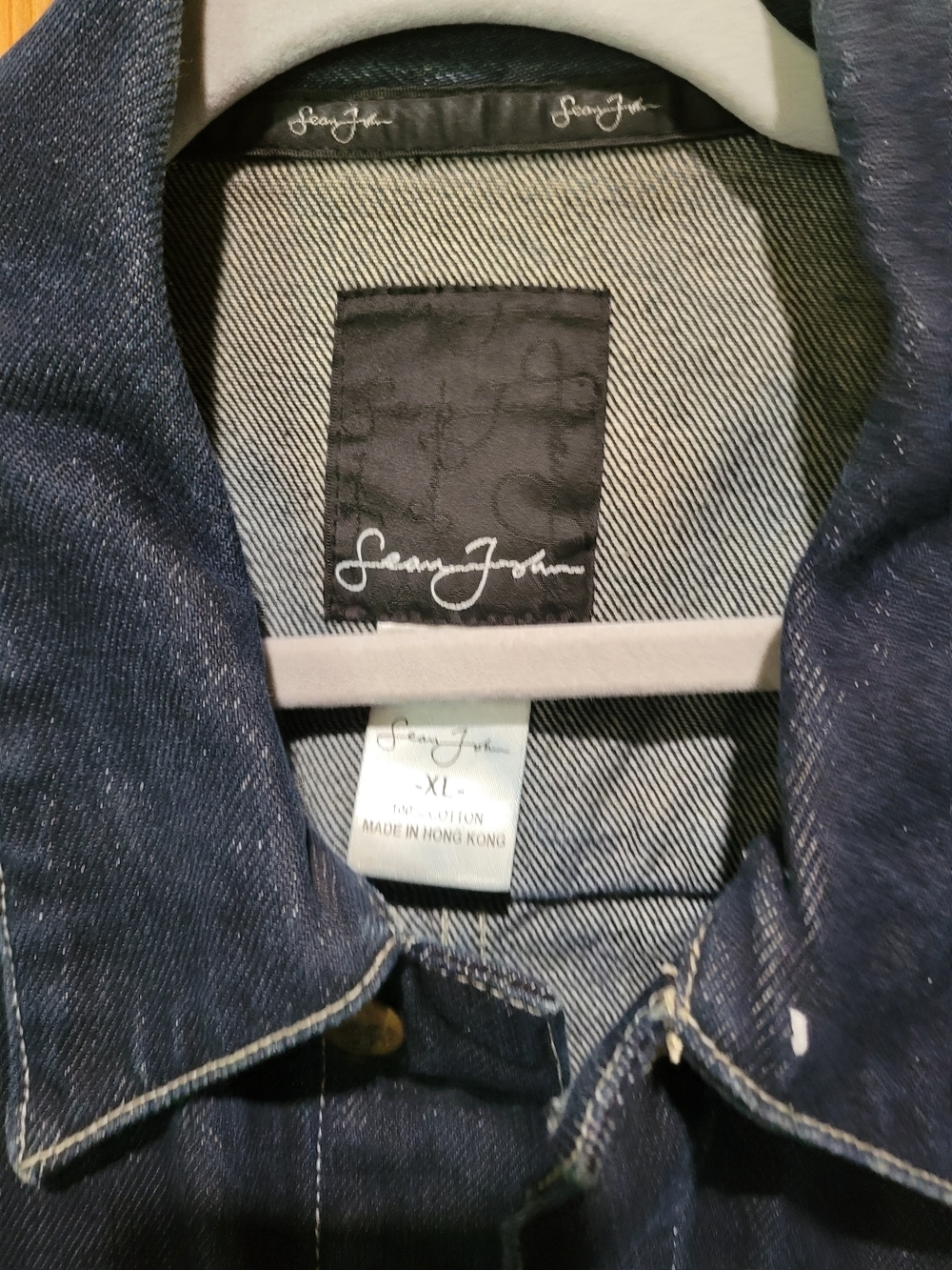 Sean John Dark Blue Denim Jacket - Picture 6 of 16